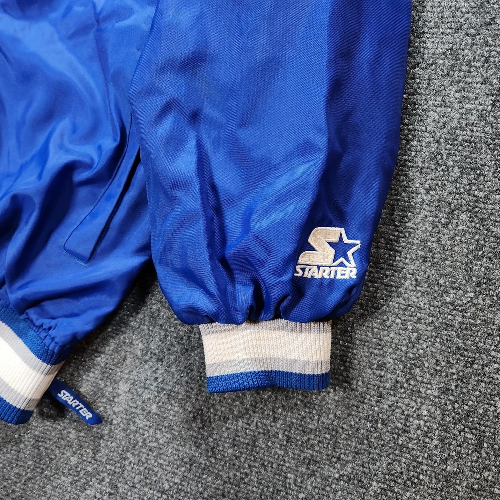 Vtg Indianapolis Colts Starter Jacket XL Blue 90s NFL Pro Line Pullover Lined - Picture 2 of 12
